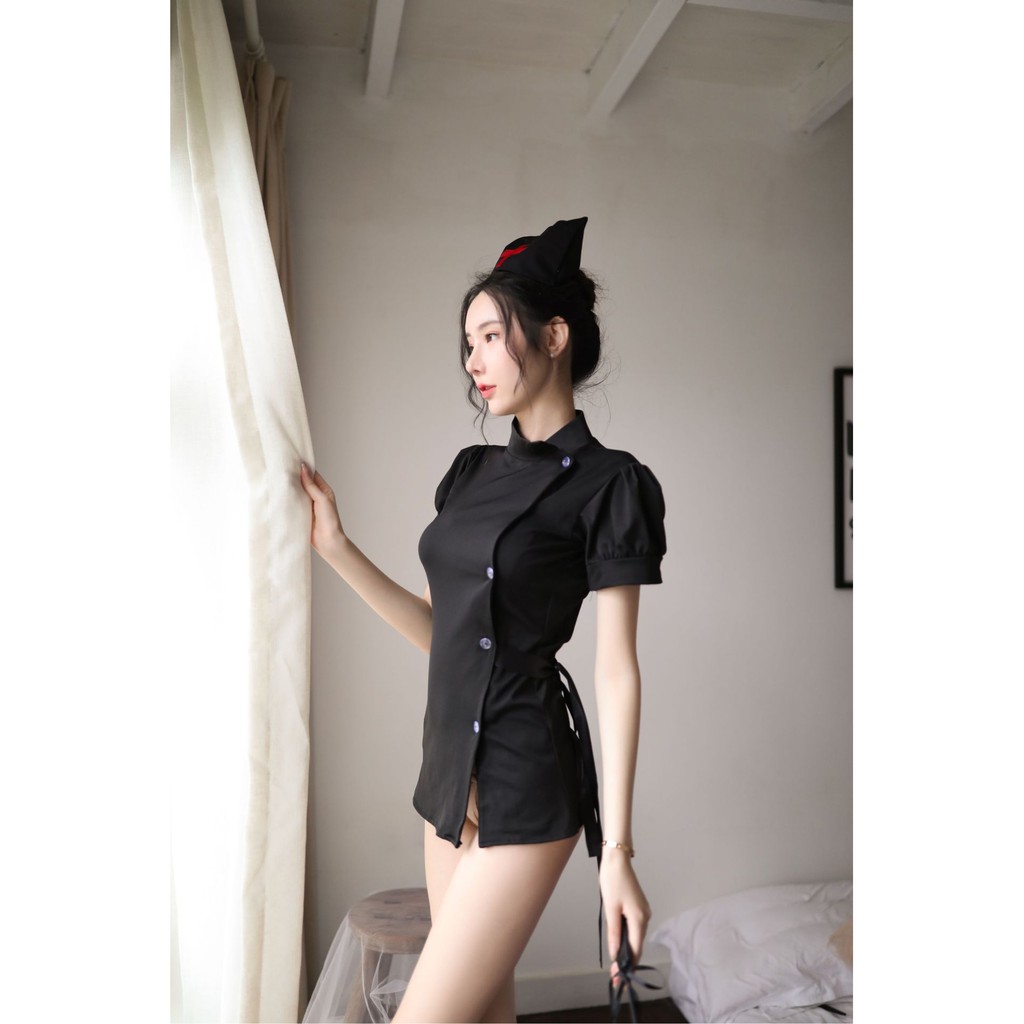 Sexy Lingerie Seragam Perawat Costume Lingerie Cosplay Kostum pakaian A377