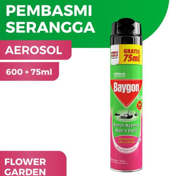 Baygon Aerosol Flower Garden 600ml