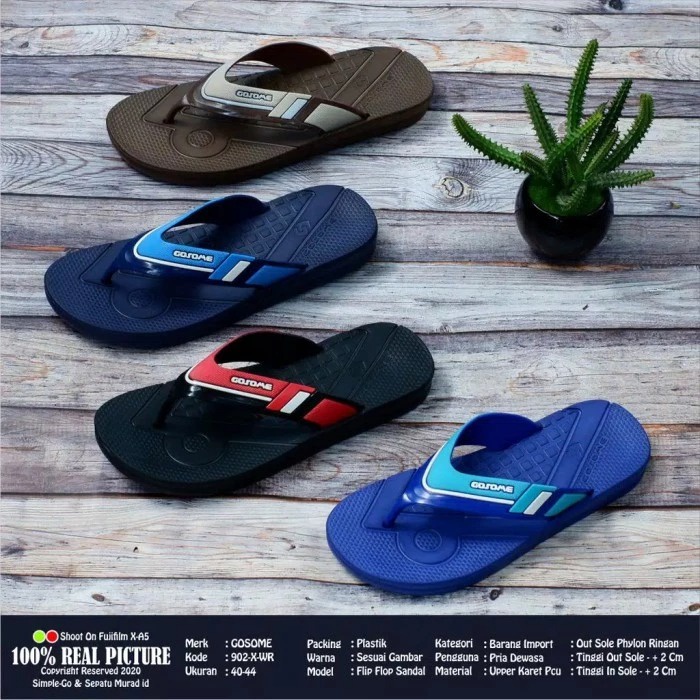 Sandal Jepit Pria PCU Gosome 902-1 (Size 40-44)