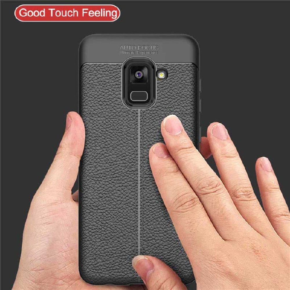 Autofocus softcase Samsung A8 2018, A8 plus 2018 silikon slim case