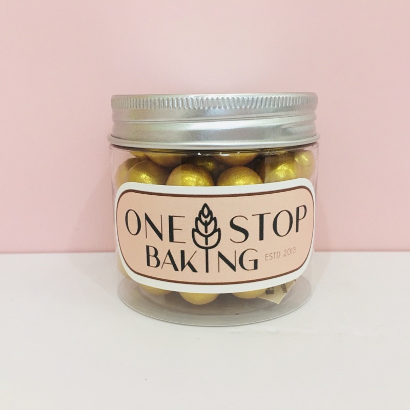 

sprinkle big pearl gold 14 mm (120gr)