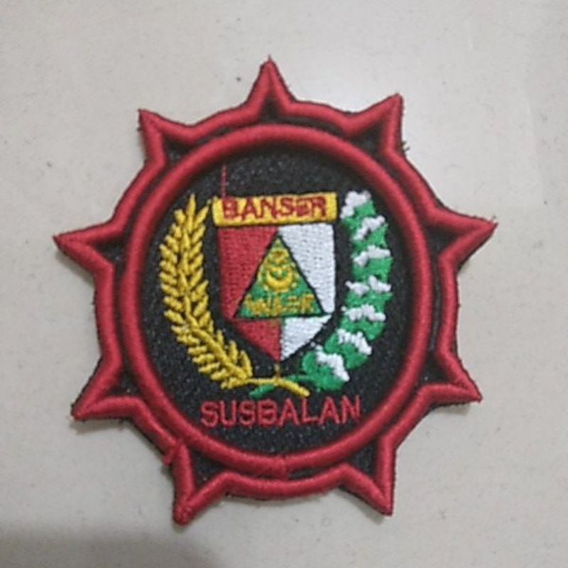 Emblem SUSBALAN/BANSER  bordir timbul