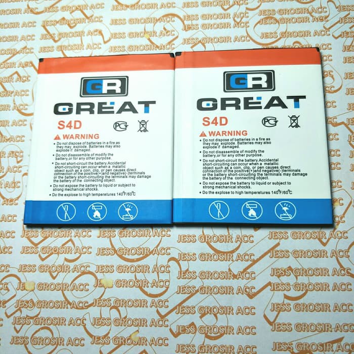 Baterai Battery GREAT Double Power IC Protection ADVAN Vandroid S4D , S4-D