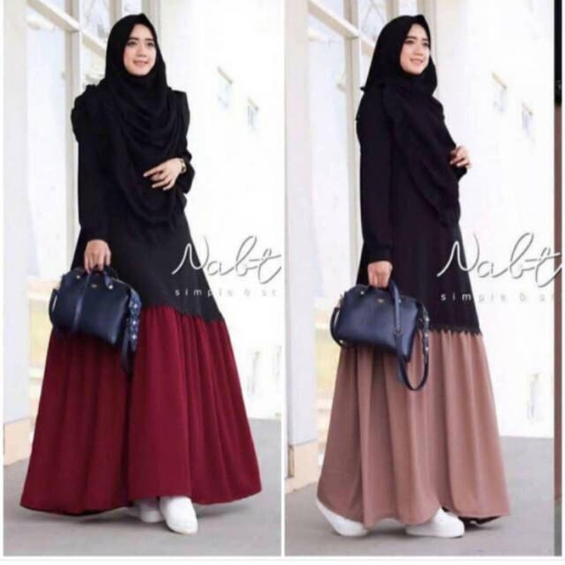 Snupy maxi fashion muslim dress