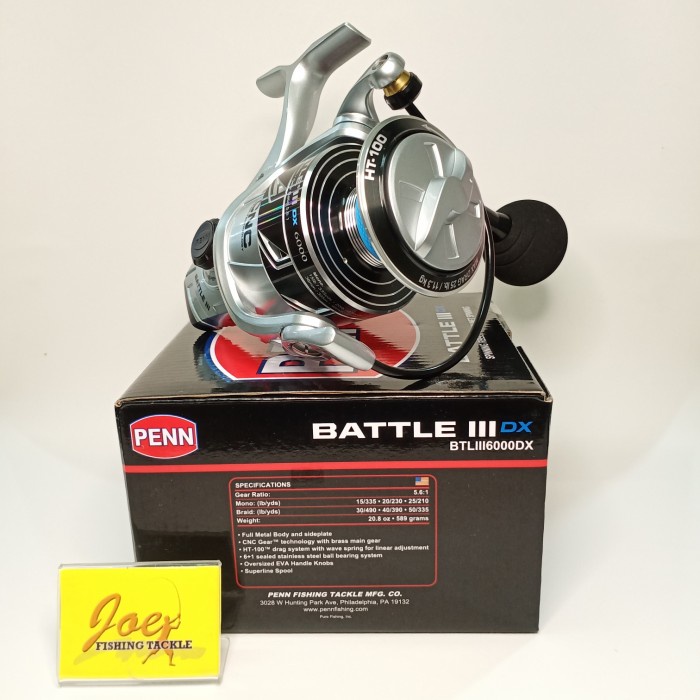 Penn Battle III 6000 DX Reel Spinning Alat Pancing Mancing