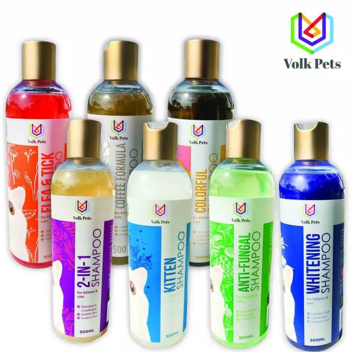 Volk Pets Cat Shampoo 500ML Sampo Kucing Wangi Premium Kitten