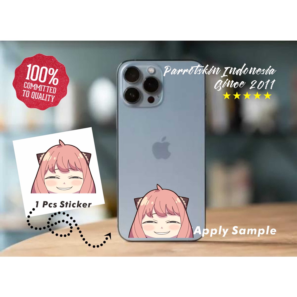 Sticker Anya Forger face mud SpyxFamily kawai HP iphone xiaomi oppo vivo dll