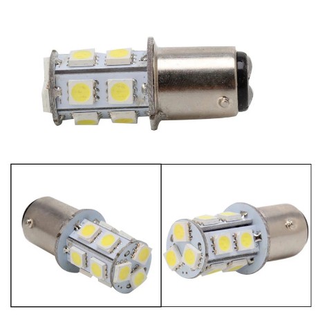 Lampu LED Stop Rem Mundur Bayonet 2 Kaki Kedip 24v 124 VOLT 13 Ttitik Truk Bis truck bus 1157