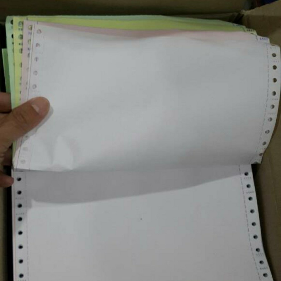 

Promo Continuous Form Paper Prins 9 1/2 x 11" 4 Ply K4 / Kertas Komputer 4 Rangkap