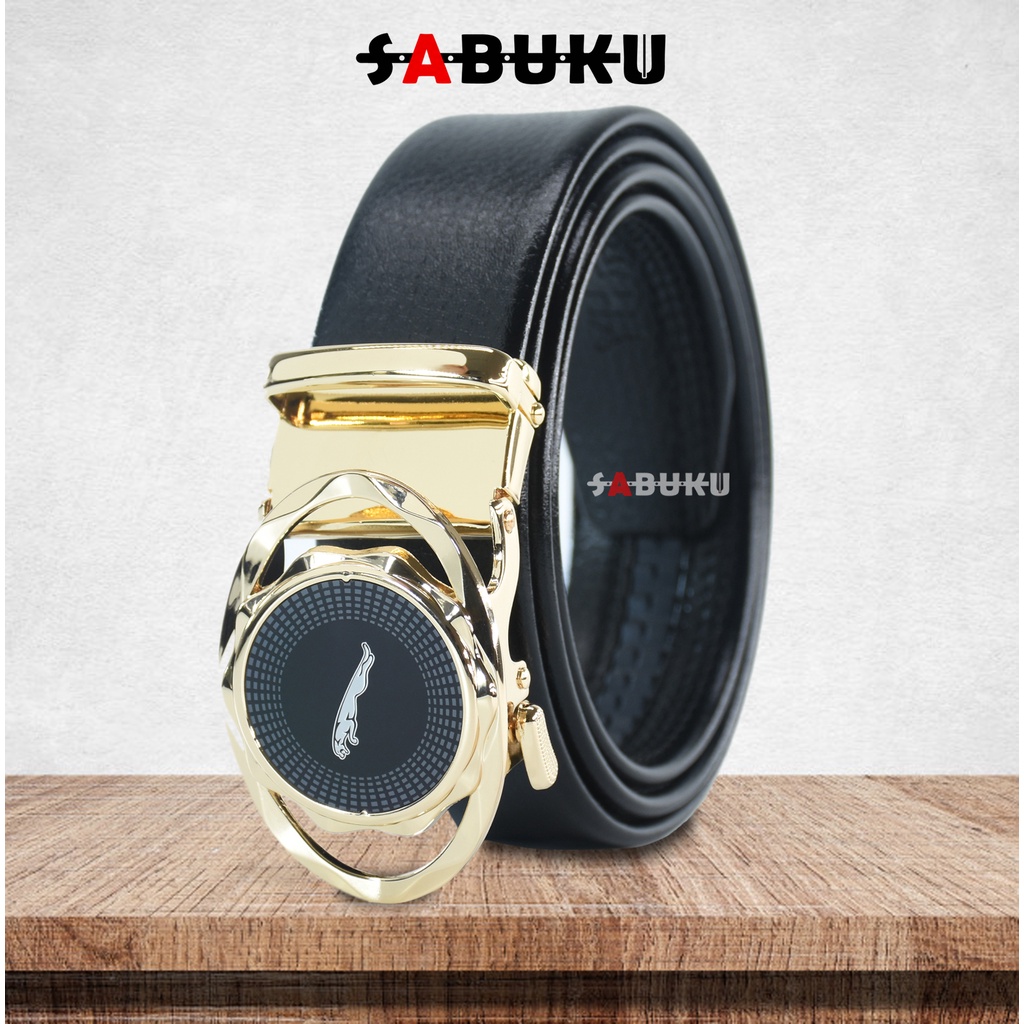 Ikat Pinggang Pria Tipe Rell Otomatis Outo Lock PU Kulit Fhasion Korea Mewah - 063