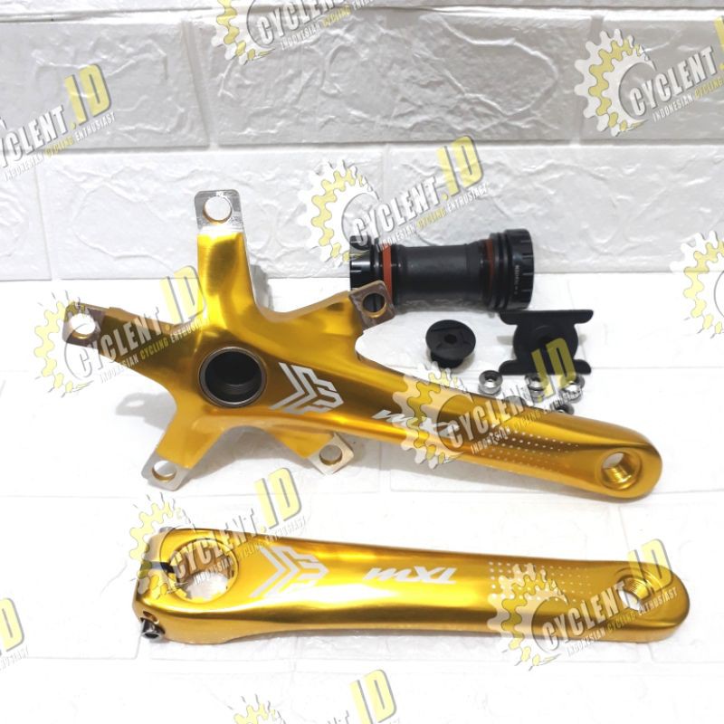 Crank arm MXL original Gold BCD 130 170mm Not Crankset Litepro Luce Syte Tiagra