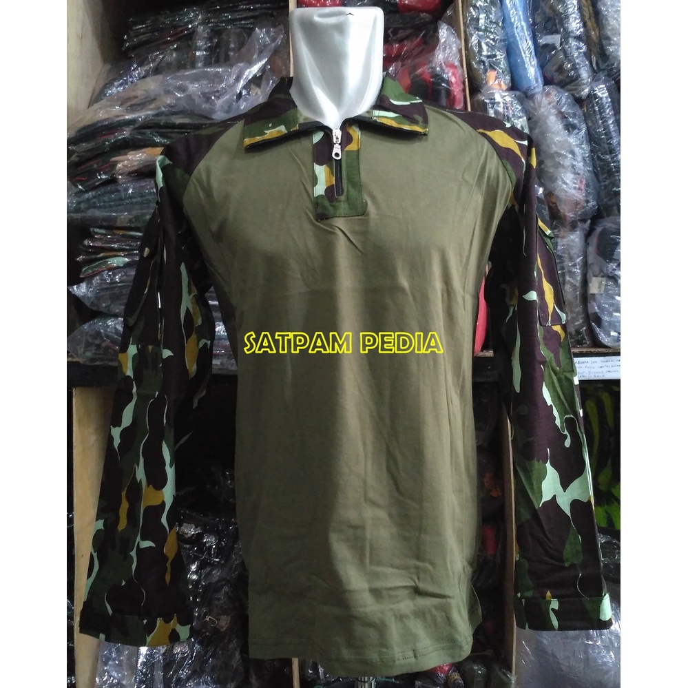 Kaos Kerah Loreng Pelopor Riptop - Kaos Kerah Pria Tactical