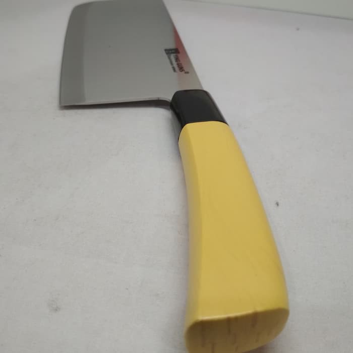 Pisau daging golok dapur lebar 6.5&quot; 6.5 inch gagang motif