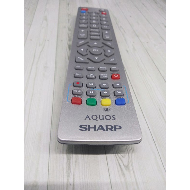 REMOTE REMOT SMART TV SHARP 3D NET PLUS 4K ORIGINAL ASLI