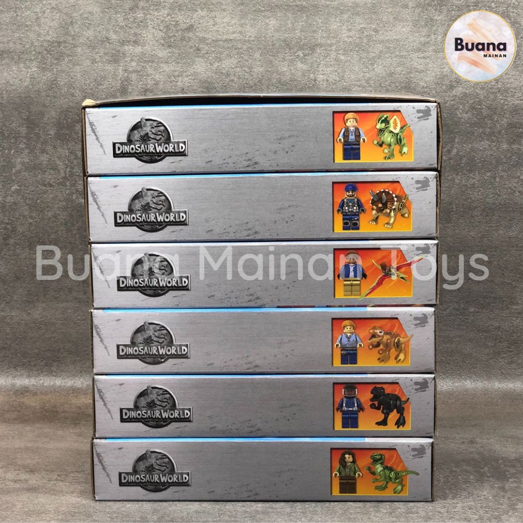 BRICKS CHAOBAO DINOSAUR WORLD 6737 MAINAN EDUKASI ANAK COWO CEWE BRICK DINO DINOSAURUS PARK