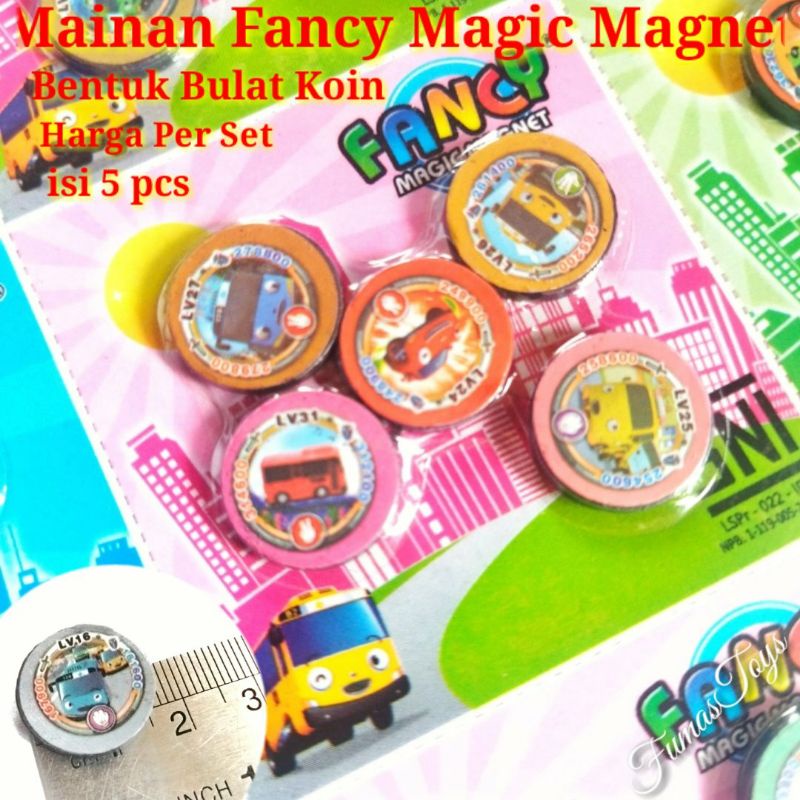 Mainan Magnet Bulat Koin Magnet Kancing Magnet Kulkas Mainan Edukasi Fancy Magic Magnet Mainan Anak 