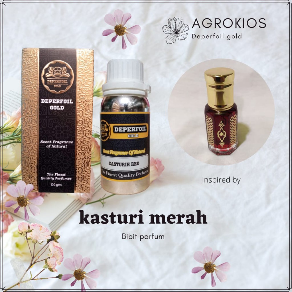 Bibit Parfum KASTURI MERAH 100 ml Minyak Wangi Kasturi Merah free alcohol