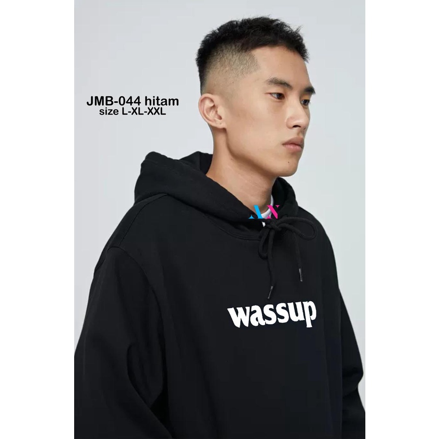 AA1 - Hoodie Fleece Oversize WASSUP