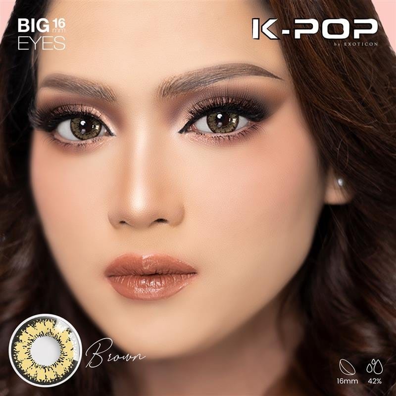 SOFTLENS X2 KPOP BY EXOTICON NORMAL BIG EYES 16MM GRATIS TEMPAT SOFLEN