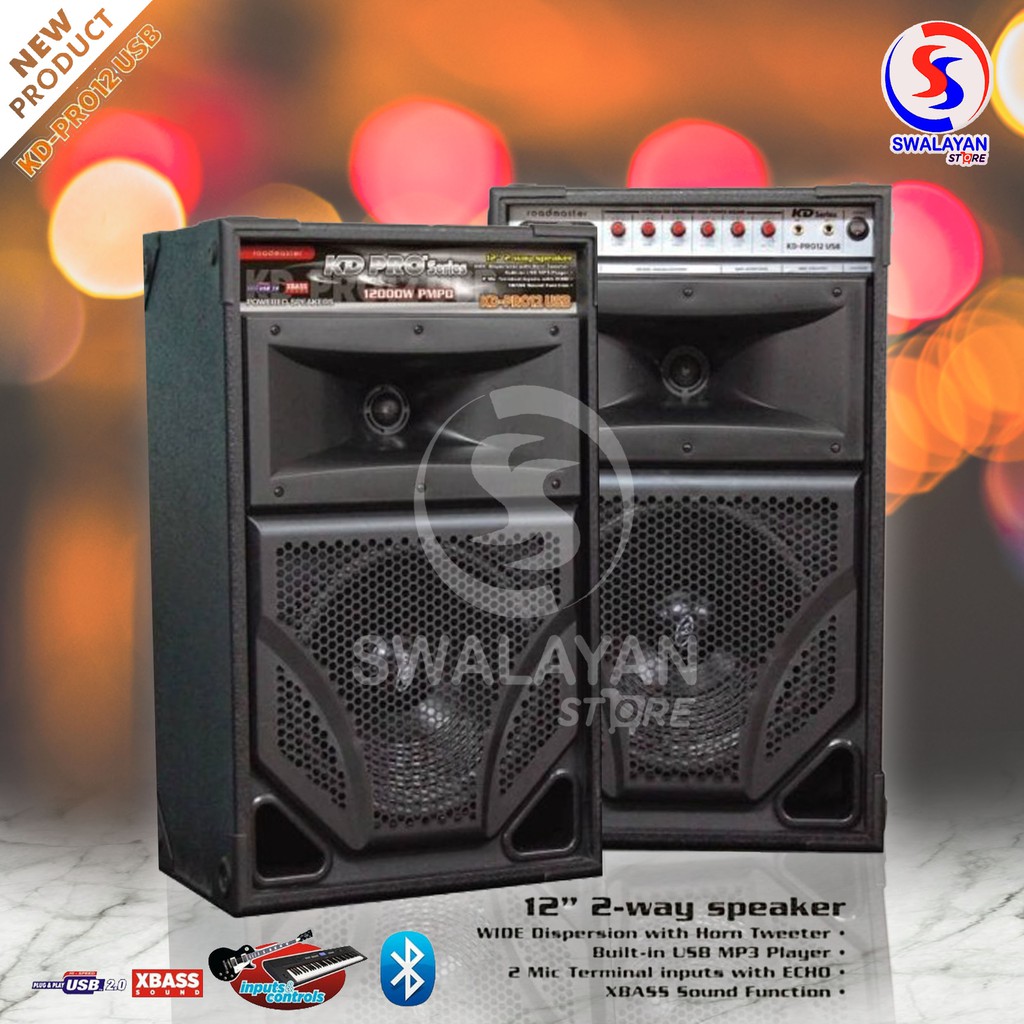 SPEAKER 12 IN SATU SET ACTIVE ROADMASTER KD PRO 12 BLUETOOTH