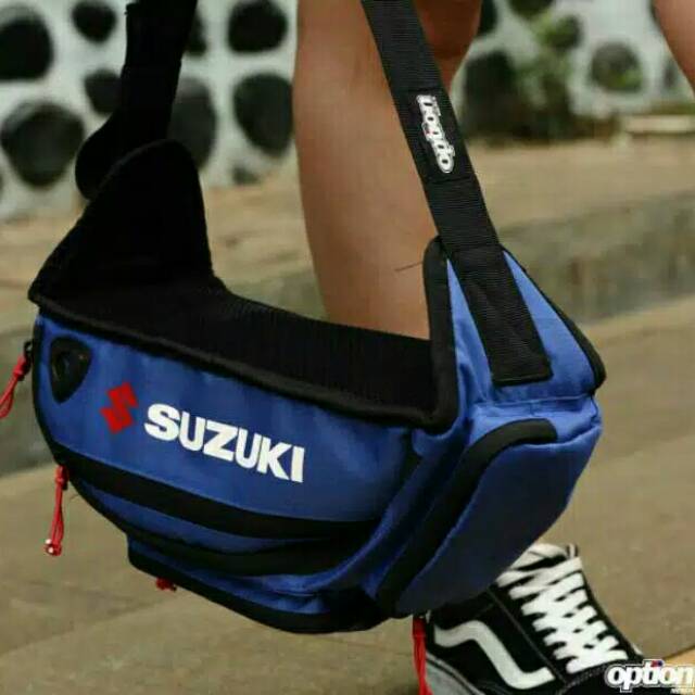 Waistbag Suzuki / Tas Slempang Suzuki OPTION MERCH