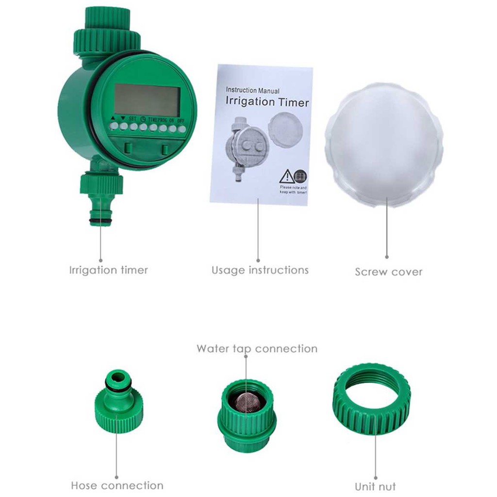 Terbaru ! AQUALIN Timer LCD Irigasi Air Taman Otomatis - 21026