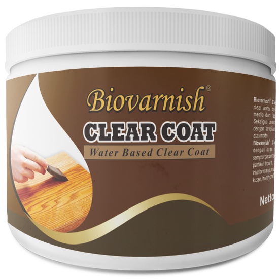 Jual Top Coating Cat Pernis Kayu Kecil Water Based Biovarnish Clear