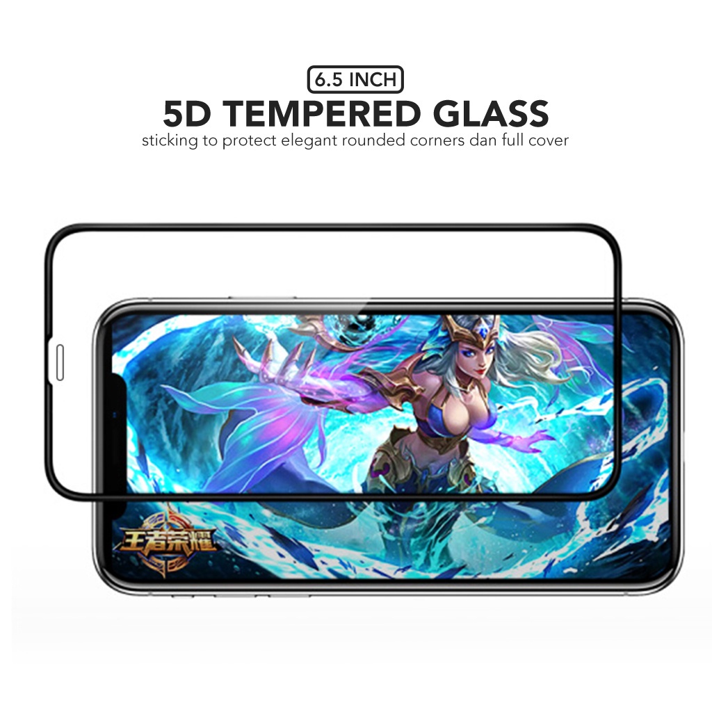 Tempered glass 5D IPHONE/5daa/Anti Minyak Pelindung Protector Cover Layar Screen Handphone Kamera
