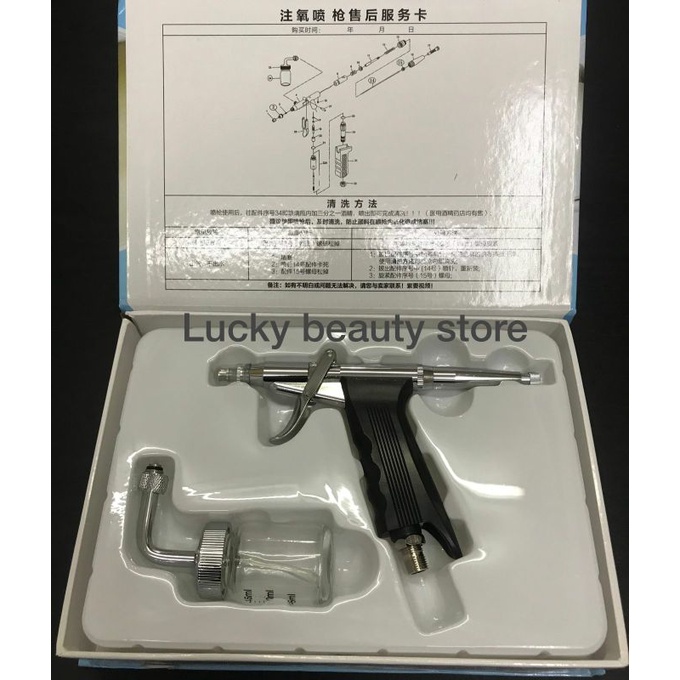 sparepart alat mesin facial oxygen water spray gun brush make up system oxy