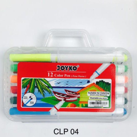 

Color Pen / Pena Warna Joyko CLP-04 12 Warna