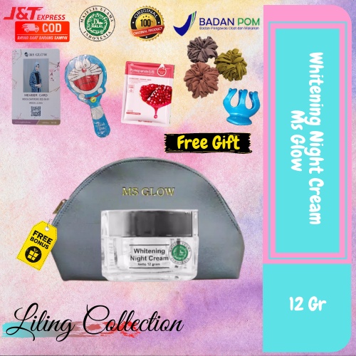 Ms Glow Whitening Night Cream/Whitening Night Cream Ms Glow