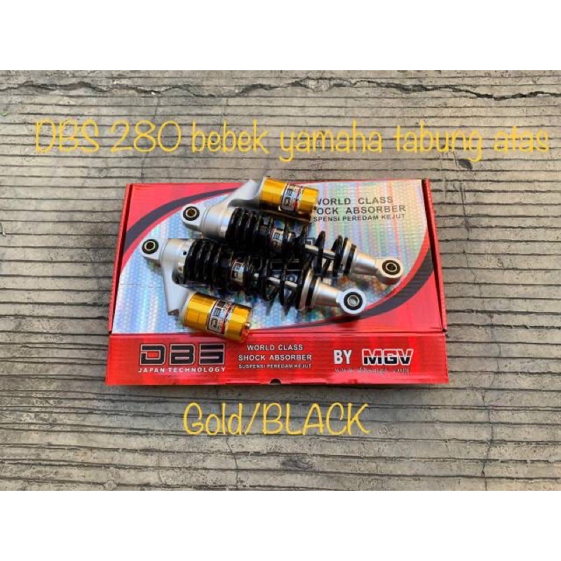 Shock Tabung Dbs Original Ukuran 280,340 Jupiter z,Vega r,Supra,Kharisma,Rx King,Tiger Dll