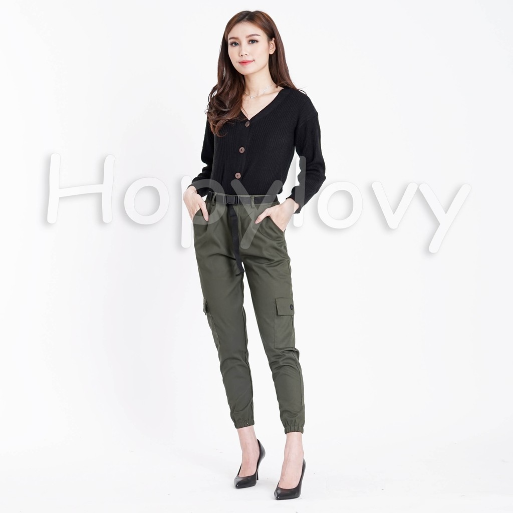 Celana Cargo Wanita | Cargo Pants Wanita | Celana Joger Wanita | Celana Jogger Kargo Lisha