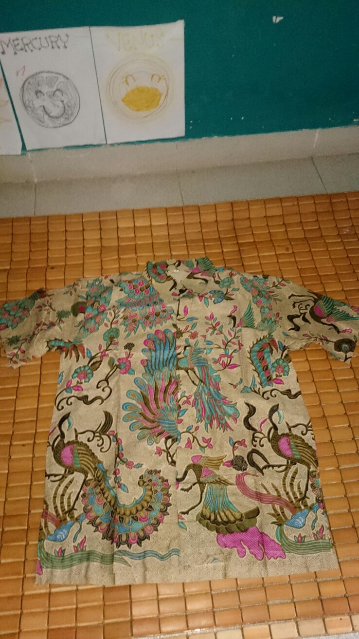 Kemeja Batik Lengan Panjang 021 Risna Batik Hrb0626 Hem Batik Murah Seno Sogan Bakung Padi Manggar