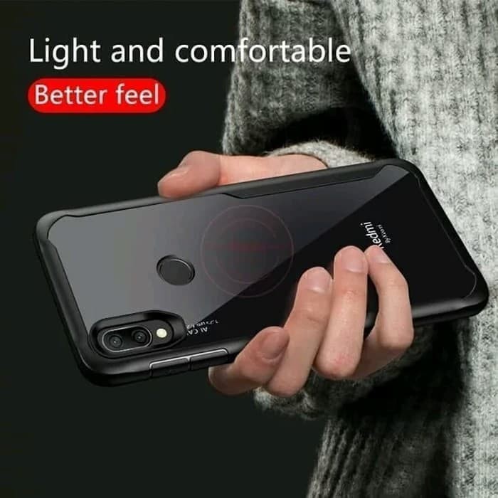 ipaky shield fuze Xiaomi Redmi Note 7 Case casing cover transparan