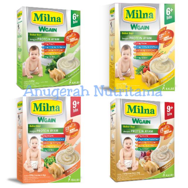 MILNA Wgain 6+ dan 8+ 120gr