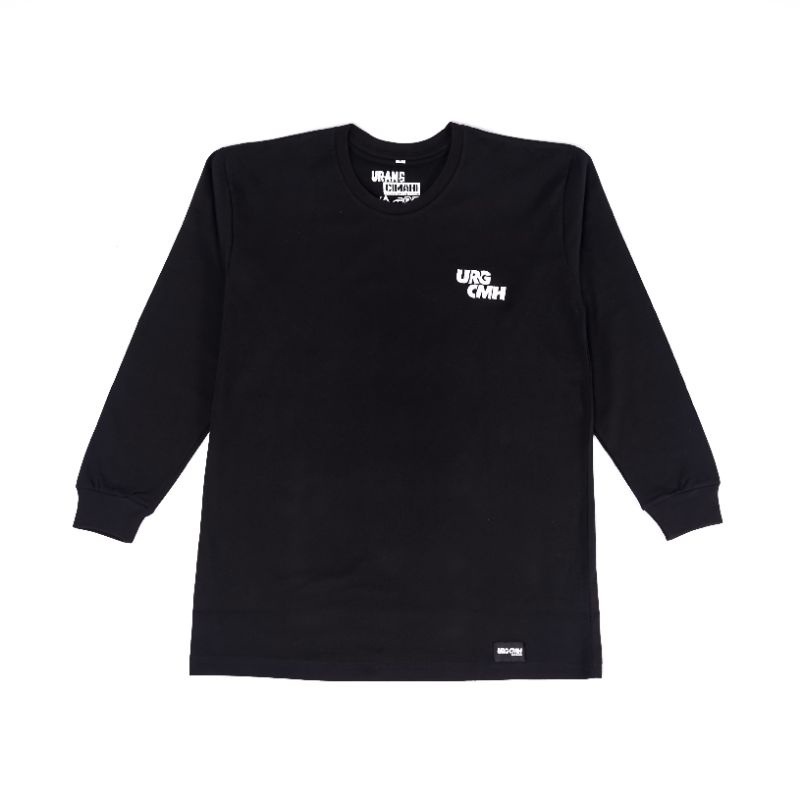T-SHIRT LONG SLEEVE URGCMH BLACK