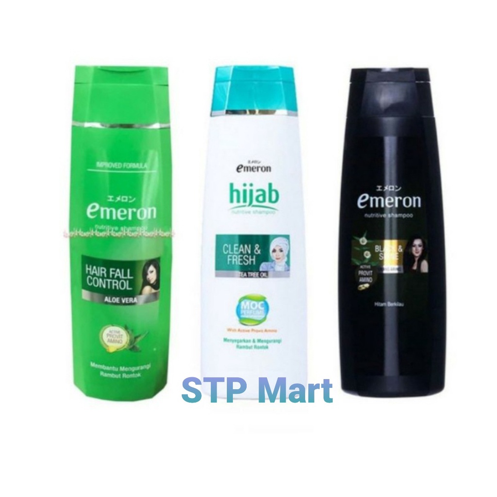 EMERON SHAMPOO 170ML Hijab / Hairfall / Black Shine / MURAH / SHAMPO