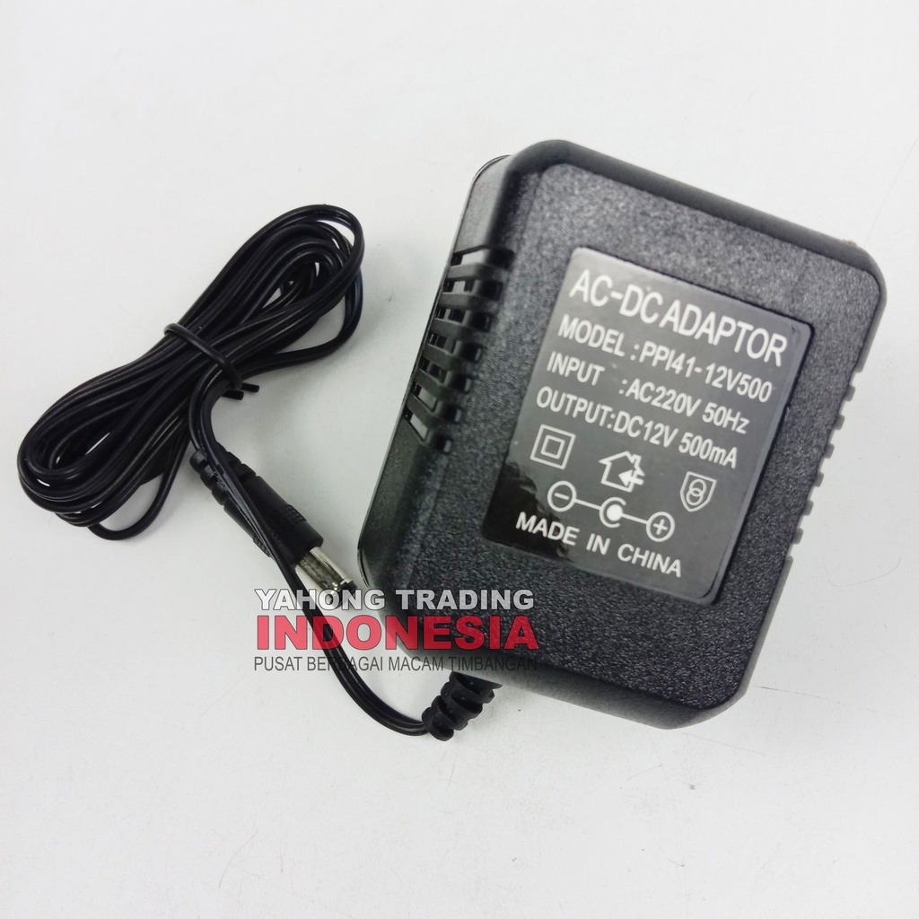 Adaptor Charger Timbangan Digital 12V 500mA