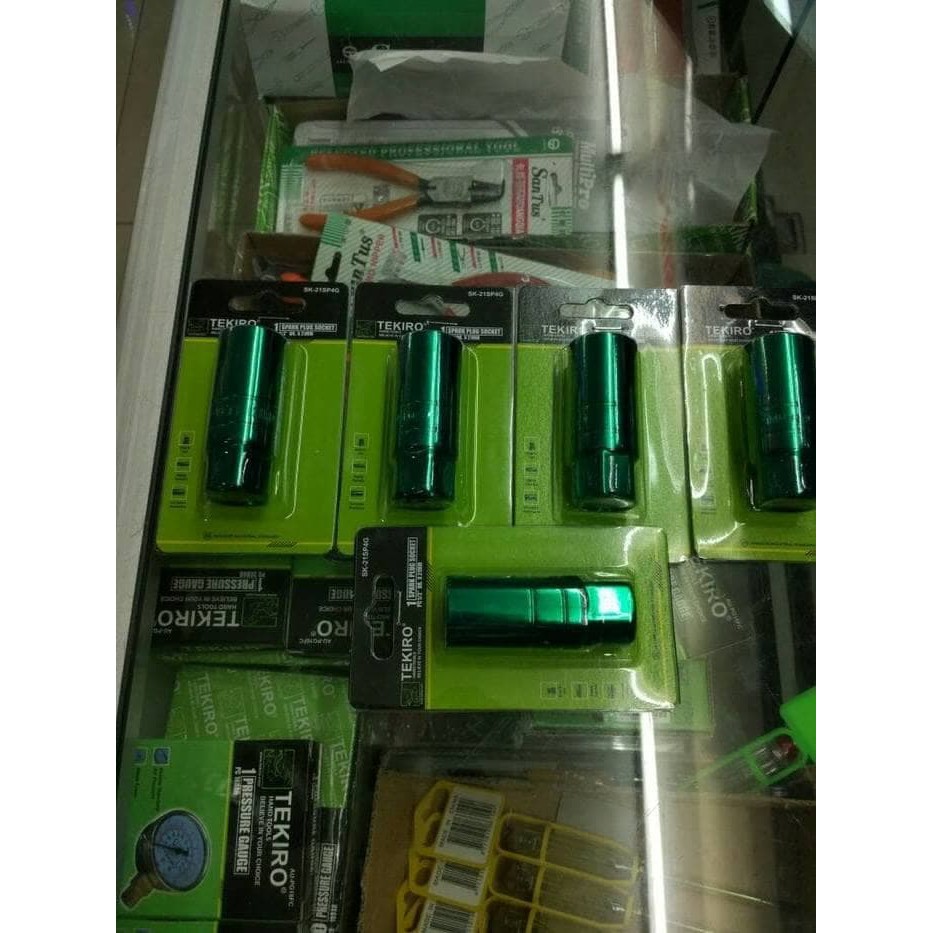 KUNCI BUSI TEKIRO HIJAU / KUNCI BUSI TEKIRO 1/2" X 21 MM / KUNCI BUSI ~El~Xt1~