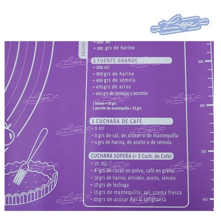 Baking Mat Silicone  atau Alas Ulen 65x45 cm