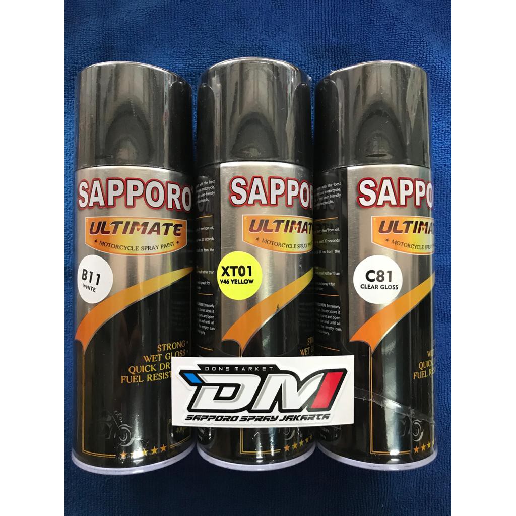 PAKET SAPPORO ULTIMATE V46 YELLOW XT01 400 ML