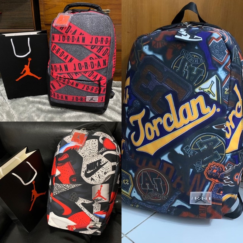 TAS RANSEL SEKOLAH BAGPACK AIR JORDAN GRAPHIC NIKE AIR
