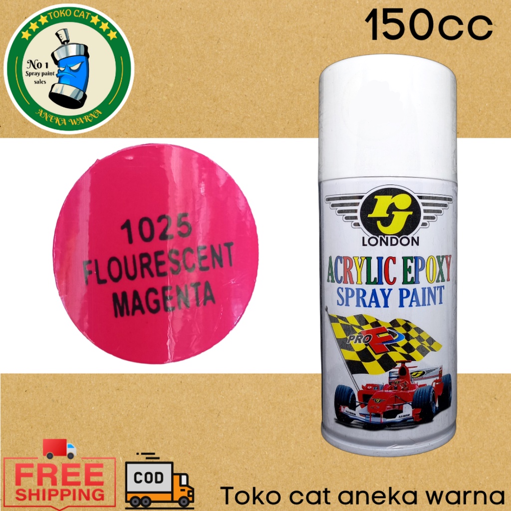 cat semprot 150cc rj london fluorescent stabilo magenta spray paint pilok pilox