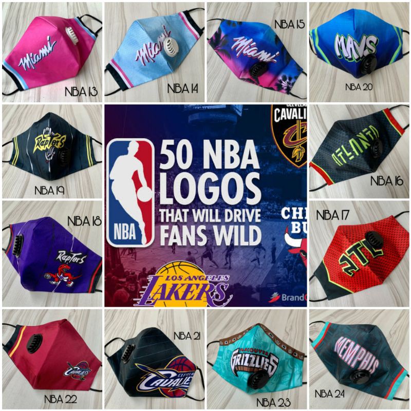 Masker Stylish NBA Series 2