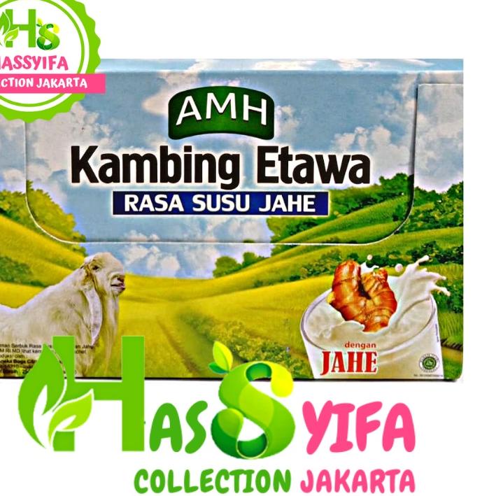 

Terjangkau Susu Kambing Etawa AMH Full Cream Jahe Merah BOX isi 10 Sachet