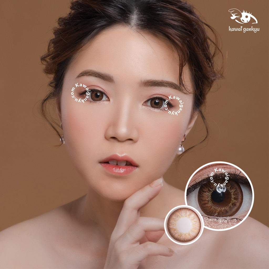 KawaiGankyu Softlens - Princess Luna brown (1botol)