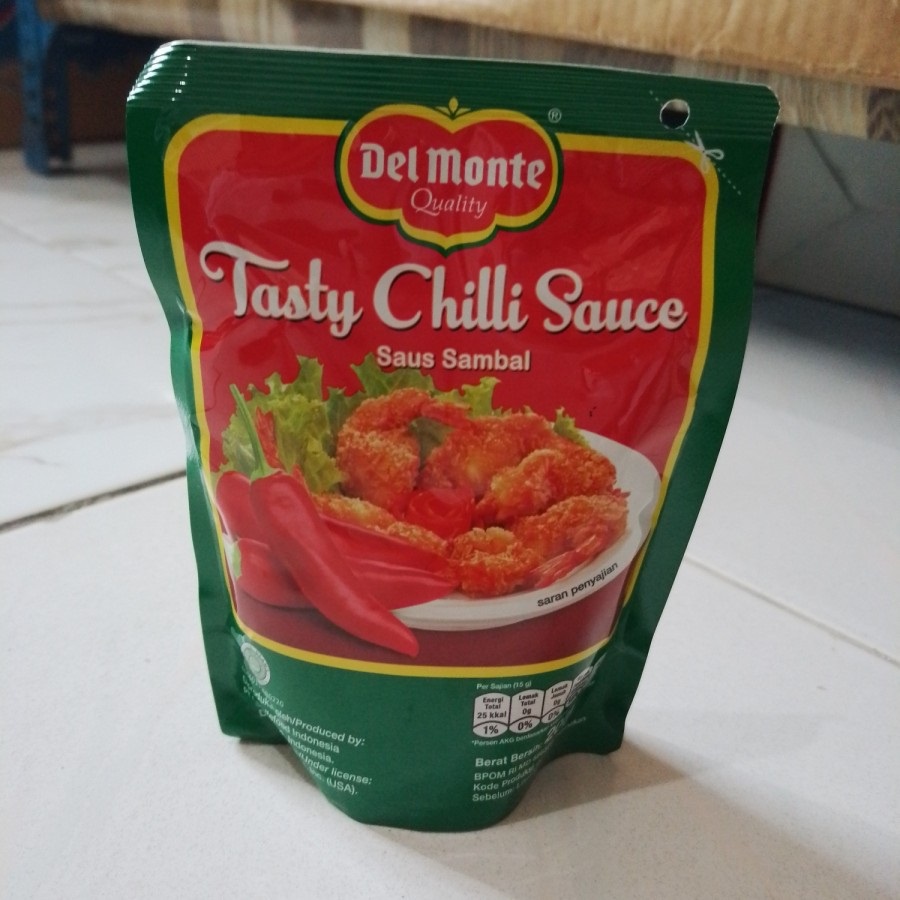 

DELMONTE Tasty Chily Sauce ( Saus Sambal) - 200 gram