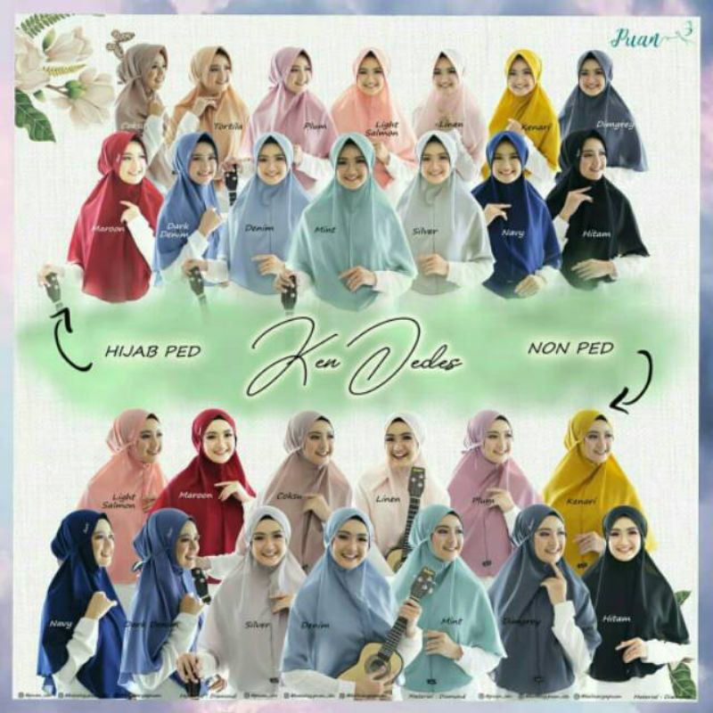 Hijab puan /KENDEDES  PED PUAN/PUAN KEBUMEN