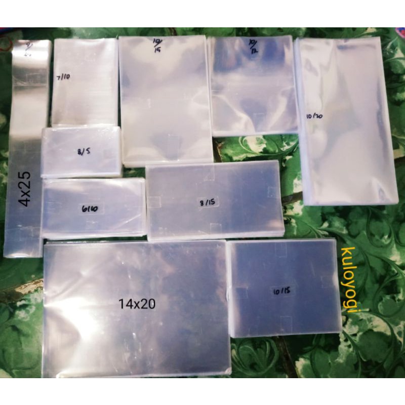 

Plastik Aksesoris OPP Bening Plastik Packing